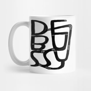 French Composer, Claude Debussy. Debussy Mug